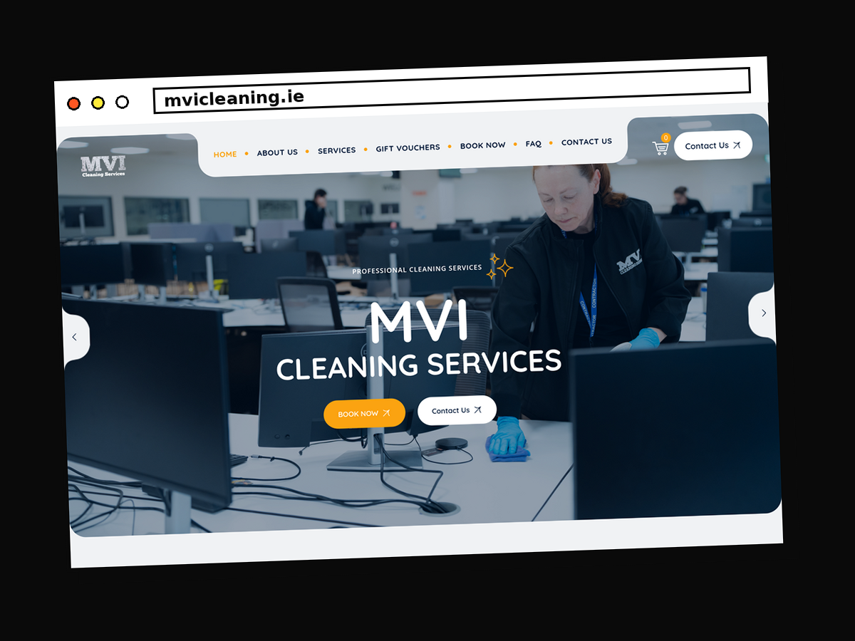 mvicleaning.ie — website preview