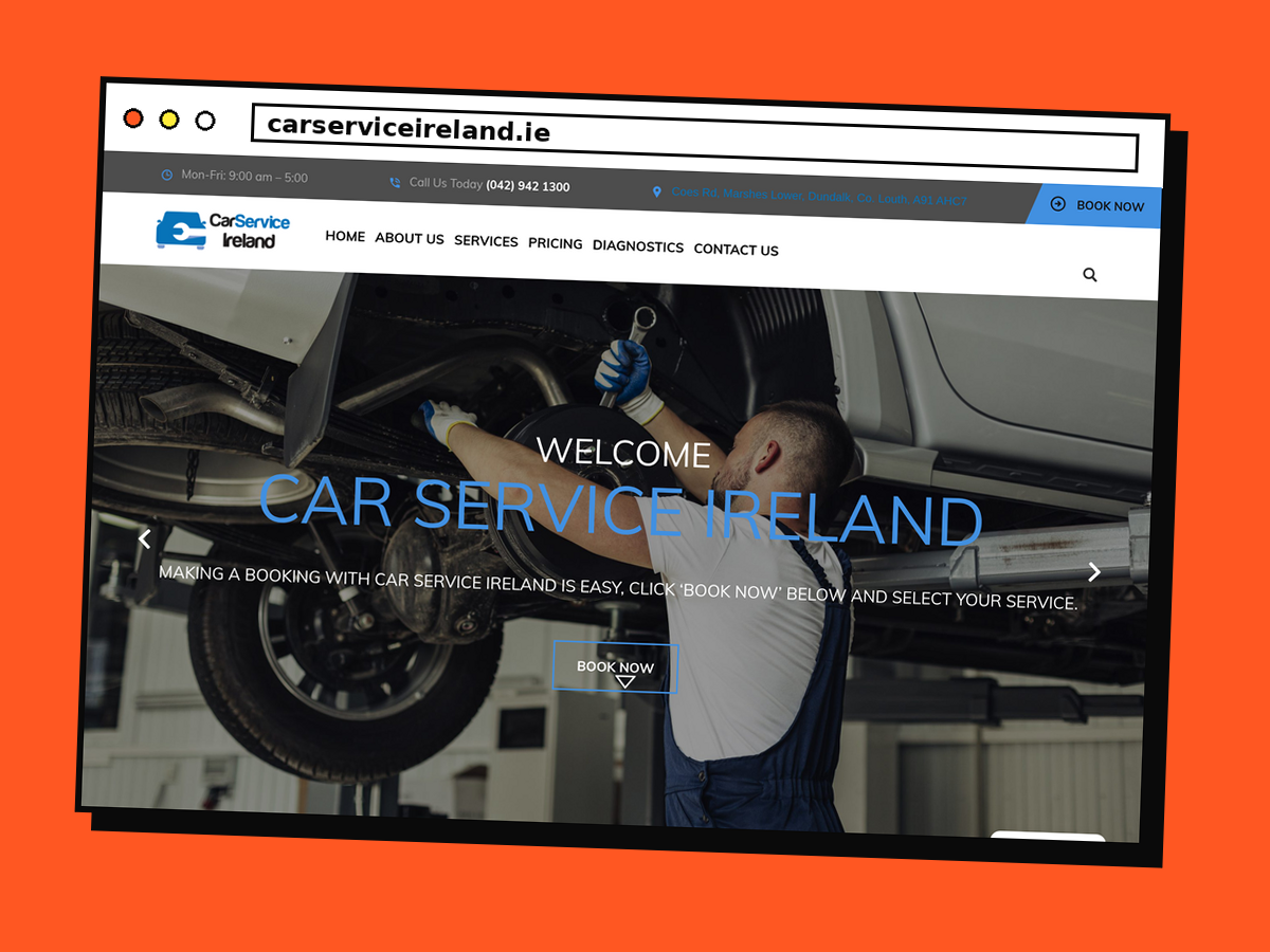 CarServiceIreland.ie — website preview